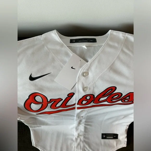 Nike Authentic Baltimore Orioles MLB Baseball White Jersey Men’s Size: Medium - Picture 3 of 6